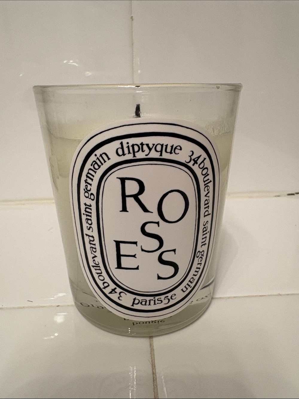 diptyque Roses Candle full size 6.5oz